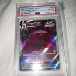 POKEMON GENGAR VMAX 157/264 SWSH08 FUSION STRIKE ULTRA RARE HOLO 320HP PSA 8 - Image 1