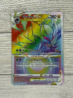 Pokemon TCG - Giratina VSTAR 201/196 SWSH Lost Origin Secret Rare Holo | NM - Image 1