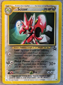 Pokemon Scizor 33/53 Wotc Promo HP - Image 1