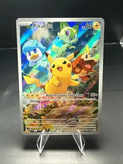 Pokemon TCG Pikachu 027 Promo Holo Black Star - Image 1