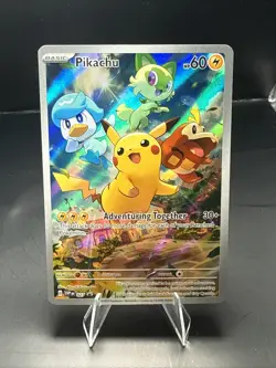 Pokemon TCG Pikachu 027 Promo Holo Black Star - Image 2