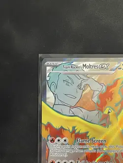 Pokemon TCG Team Rockets Moltres EX#208/182 Destined Rivals Full Art NM - Image 2