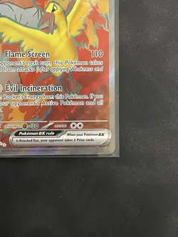Pokemon TCG Team Rockets Moltres EX#208/182 Destined Rivals Full Art NM - Image 5