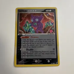 Pokemon: Crystal Guardians, Sableye Holo Rare 10/100 (2006) - Image 1