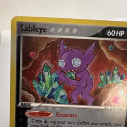 Pokemon: Crystal Guardians, Sableye Holo Rare 10/100 (2006) - Image 3