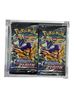 Pokemon TCG: Sword & Shield Crown Zenith (36 booster packs sealed) w/Acrylic Box - Image 1