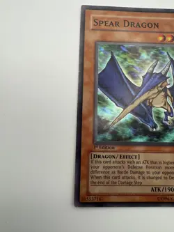 Yugioh: Spear Dragon - LOD-035 - Super Rare - 1st Edition - NM - Image 4