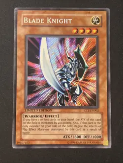 yugioh Blade Knight CT1-EN002 Secret Rare Limited Edition played - Image 1