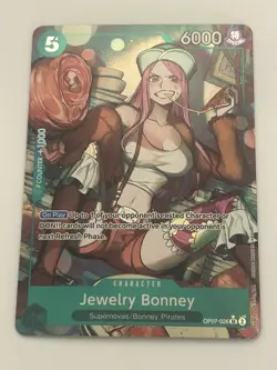 Jewelry Bonney (Alt Art) OP07-026 SR 500 Years in the Future ONE PIECE - Image 1