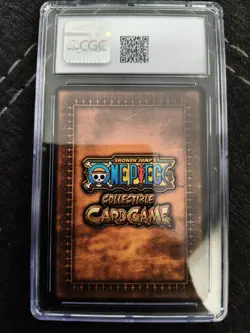 2005 One Piece CCG CH047 Luffy The Great Captain Straw Hat Foil CGC 7 Near Mint - Image 2