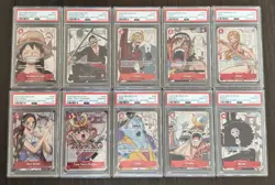 One Piece Premium Collection 25th Anniversary PSA 10 Set English Sequential - Image 1