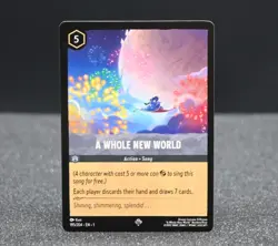 A Whole New World SUPER RARE NON-FOIL 195/204 Disney Lorcana mint - Image 1