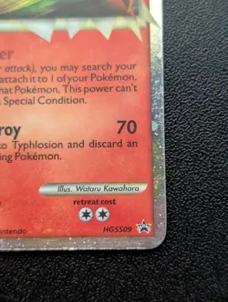 Typhlosion PRIME Pokemon TCG Heartgold & Soul Silver Holo Rare HGSS09 LP/MP - Image 5