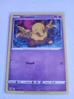 Drowzee 061/203 Pokemon TCG English Sword & Shield Evolving Skies 2021 - Image 2