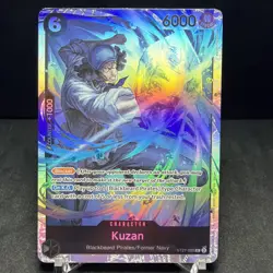 One Piece Card Game🏴‍☠COLOR: BLACK ST27-003 KUZAN SR FOIL NM TCG ENGLISH - Image 1