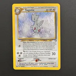 Togetic 16/111 Holo Rare Neo Genesis Pokemon Card WOTC 2000 Near Mint Vintage - Image 3