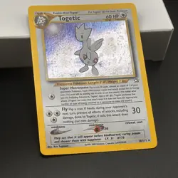 Togetic 16/111 Holo Rare Neo Genesis Pokemon Card WOTC 2000 Near Mint Vintage - Image 5