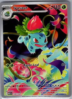 Ivysaur 134/132 ME01: Mega Evolution - Pokemon Card - NM - Image 1