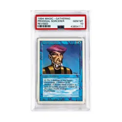 WotC Magic Graded Card Prodigal Sorcerer - Revised - PSA 10 NM - Image 1