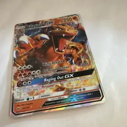 Pokemon Charizard GX 20/147 Burning Shadows Ultra Rare Holo Card English - Image 3