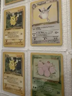Pokemon 1st Edition Card Lot WOTC Jungle Pikachu Wigglytuff Eevee Vintage LP/NM - Image 3