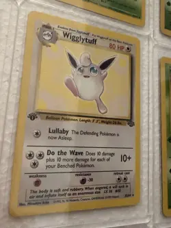 Pokemon 1st Edition Card Lot WOTC Jungle Pikachu Wigglytuff Eevee Vintage LP/NM - Image 4