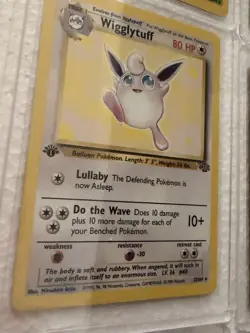 Pokemon 1st Edition Card Lot WOTC Jungle Pikachu Wigglytuff Eevee Vintage LP/NM - Image 5