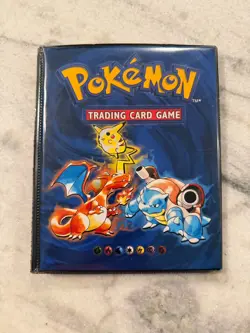 Pokemon 1999 Official Trading Card Game Nintendo WOTC VTG Binder ONLY - 4 Pocket - Image 1