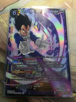 Vegeta, By A Saiyan BT299-063 SuperRare Dragon Ball Z Super Card Game - Image 1