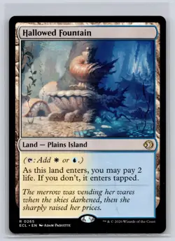 Hallowed Fountain 265 Rare Lorwyn Eclipsed Magic: The Gathering Near Mint - Image 1