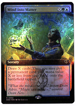 MTG Mind into Matter EXTENDED ART FOIL NM Secrets of Strixhaven SOS #0352 - Image 1