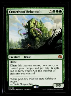 Tarkir: Dragonstorm #138 Craterhoof Behemoth - Image 1