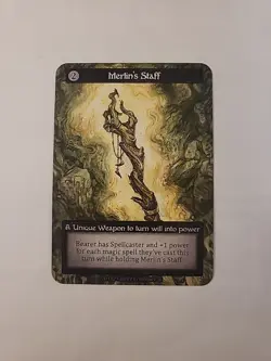 Sorcery: Contested Realm - NM -Merlin's Staff - Arthurian Legends - Regular - Image 1