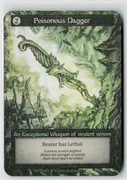 Sorcery Contested Realm Beta Poisonous Dagger x3 NM Exceptional - Image 1