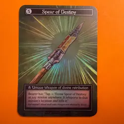 Spear of Destiny FOIL Unique Sorcery Contested Realm Beta - Image 1