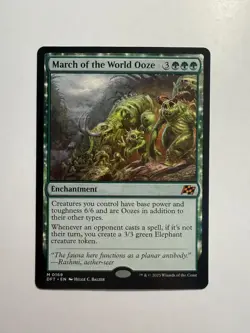 March of the World Ooze 169 MTG Aetherdrift - Image 1