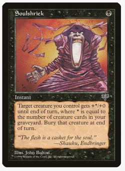 Soulshriek Vintage Magic the Gathering (x4) PLAYSET MtG Mirage - Image 1