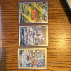 Pokemon Sword & Shield Charizard VSTAR, Suicune V, Magmar Holo Full Art Lot 3 - Image 1