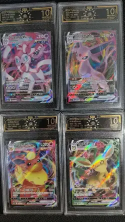 8x OCD 10 Pristine Chinese Eeveelutions VMAX Pokemon Cards - Complete Set - LN05 - Image 5