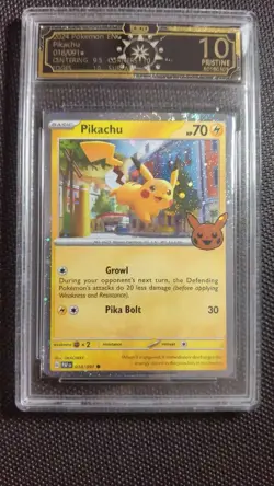OCD 10/9.5 Pikachu 018/091 Holo Promo English Pokemon TCG Lot*6 GL15 - Image 3