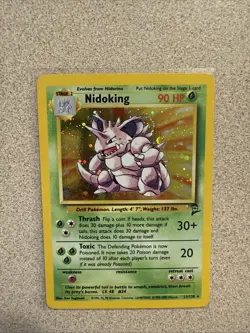 Pokemon 1999 Nidoking 011/130 Holo Base Set 2 Vintage English Near Mint + - Image 1