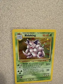 Pokemon 1999 Nidoking 011/130 Holo Base Set 2 Vintage English Near Mint + - Image 3