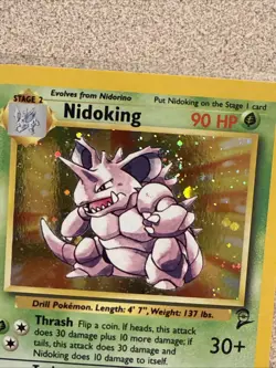 Pokemon 1999 Nidoking 011/130 Holo Base Set 2 Vintage English Near Mint + - Image 4