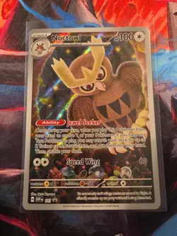 Noctowl 141 Holo Promo Scarlet & Violet Promo Pokemon NM - Image 1