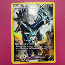 Dialga XY77 Full Art Black Star Promo Holo Pokemon English LP - Image 1