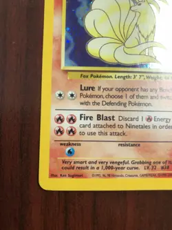 Pokemon Ninetales 13/130 Base Set 2 Holofoil - NM - Image 5
