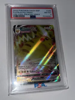 Pokemon Pikachu VMAX SWSH286 Promo Holo SWSH Sword & Shield PSA 8 2023 - Image 1
