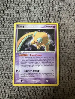 2005 Pokemon EX Deoxys 18/107 Deoxys Regular Rare LP Vintage Card collection - Image 1