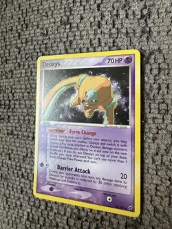 2005 Pokemon EX Deoxys 18/107 Deoxys Regular Rare LP Vintage Card collection - Image 2