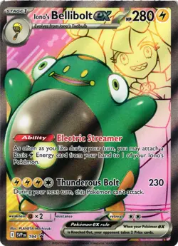 Pokemon TCG Ionos Bellibolt Ex Journey Together English Promo 194 Promo VLP - Image 1